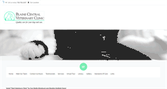 Desktop Screenshot of blainecentralveterinaryclinic.com